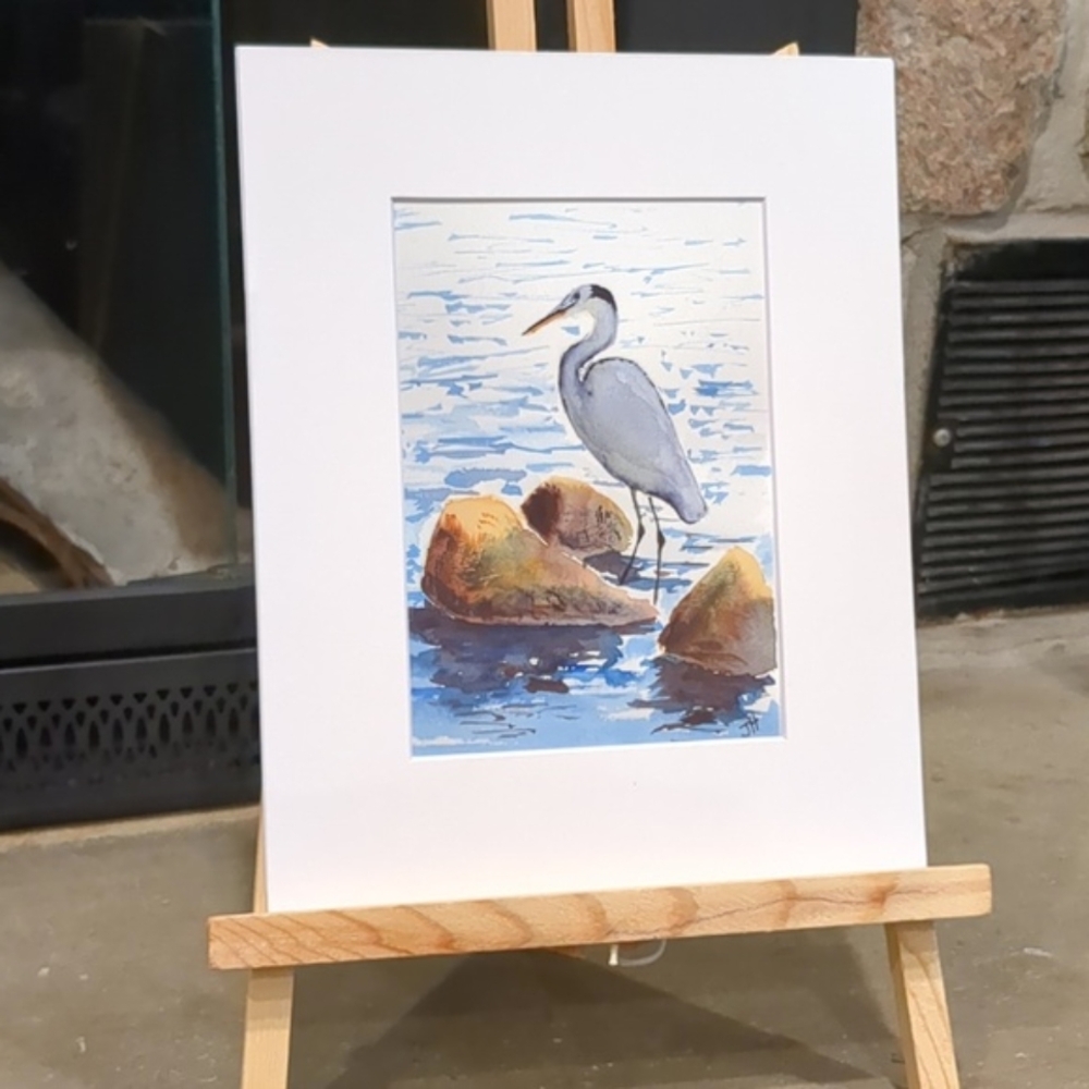 🚩HOST PICK 🚩🎨Matted Art Print of Original Watercolour Painting